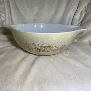 Vintage PYREX “Forest Facies” Cinderella Nesting Bowl #444